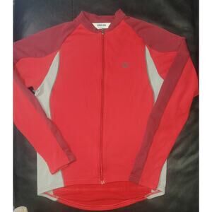 Pearl Izumi Long Sleeve Full Zip Cycling Jersey Size M w/ Pockets Active Outdoor